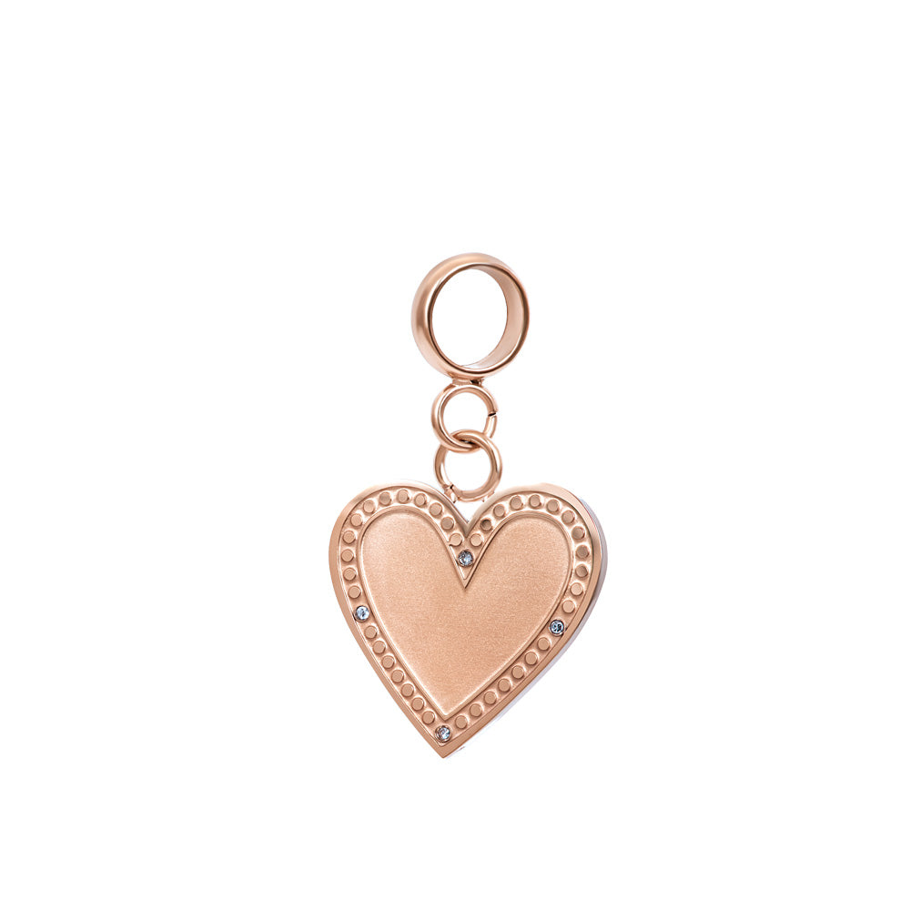 Charm iXXXi CONNECT en forme de cœur en zircone