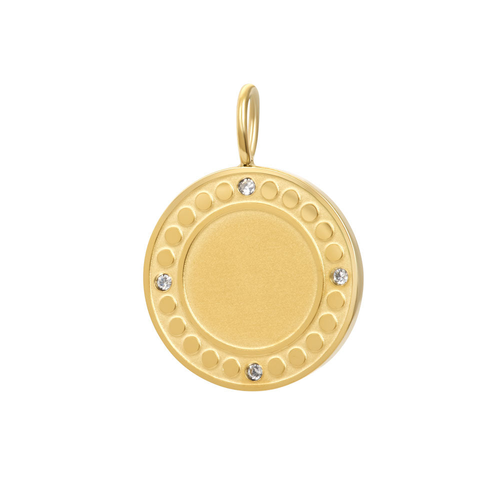 Pendentif iXXXi CONNECT en zircone ronde