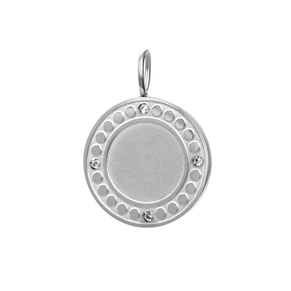 Pendentif iXXXi CONNECT en zircone ronde