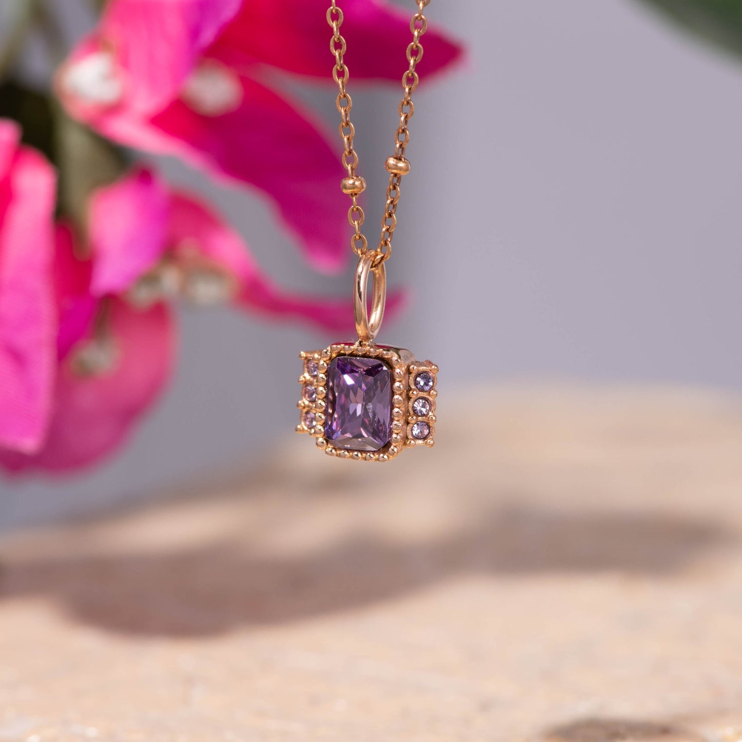 iXXXi Bijoux Pendentif Classique Miracle Tanzanite