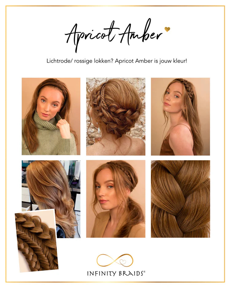 Infinity Braids Vienne Abricot Ambre