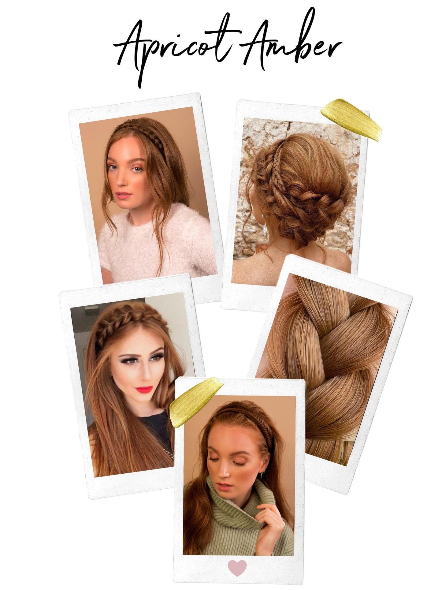 Infinity Braids Lizzy Abricot Ambre