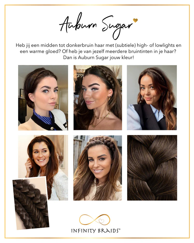 Infinity Braids Lizzy Auburn Sucre