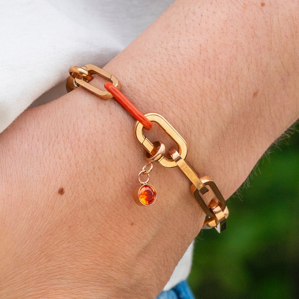 iXXXi Connect Charm Pierre Orange