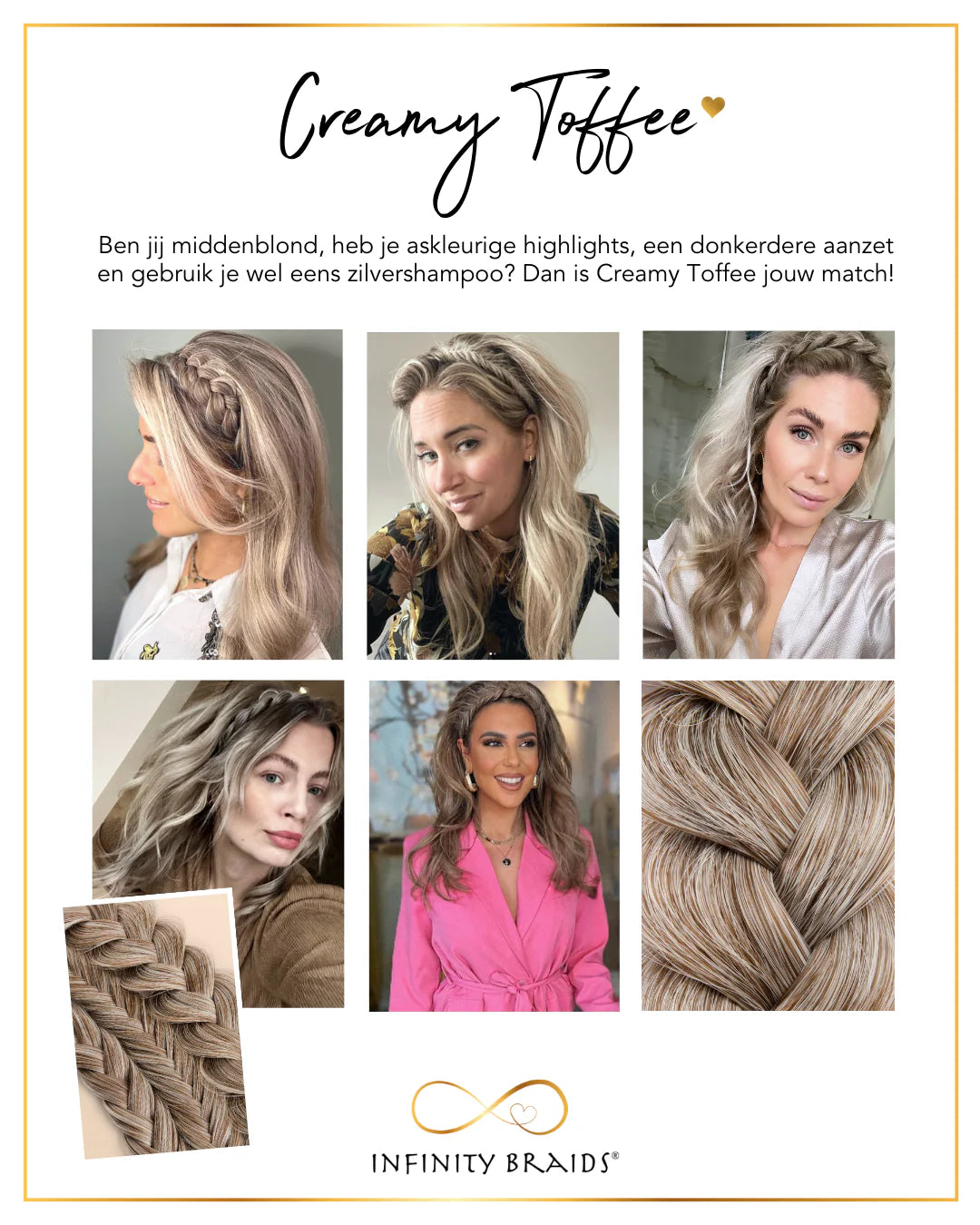 Infinity Braids Lizzy Caramel Crémeux