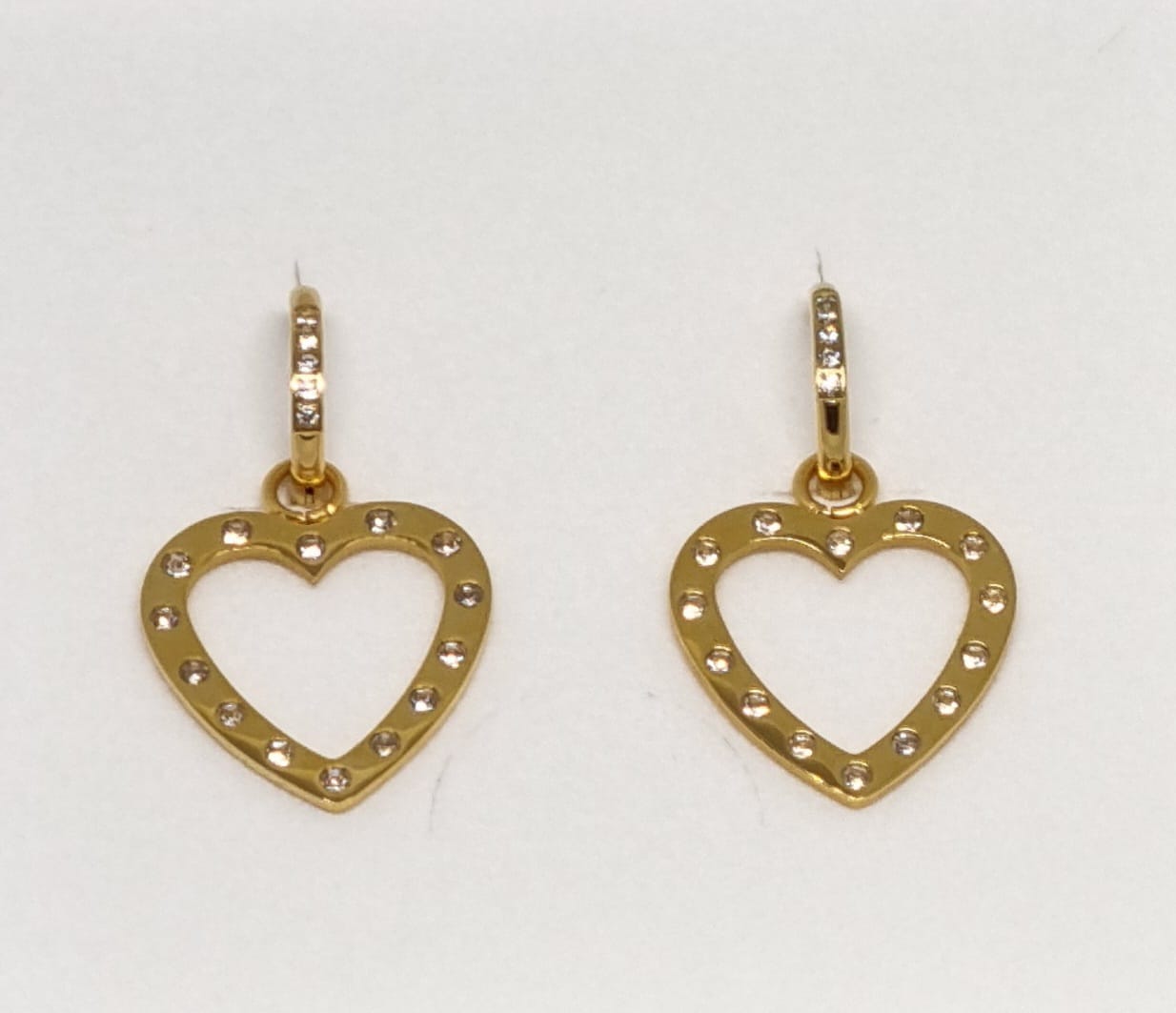 iXXXi Jewelry Giftset Hoops Crystal with Heart