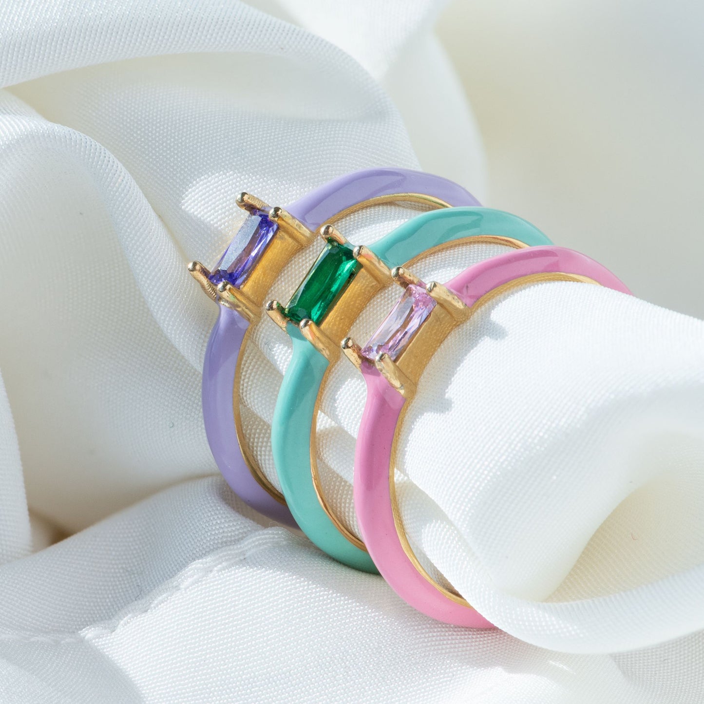 Bague iXXXi Fame Lilas Brillant
