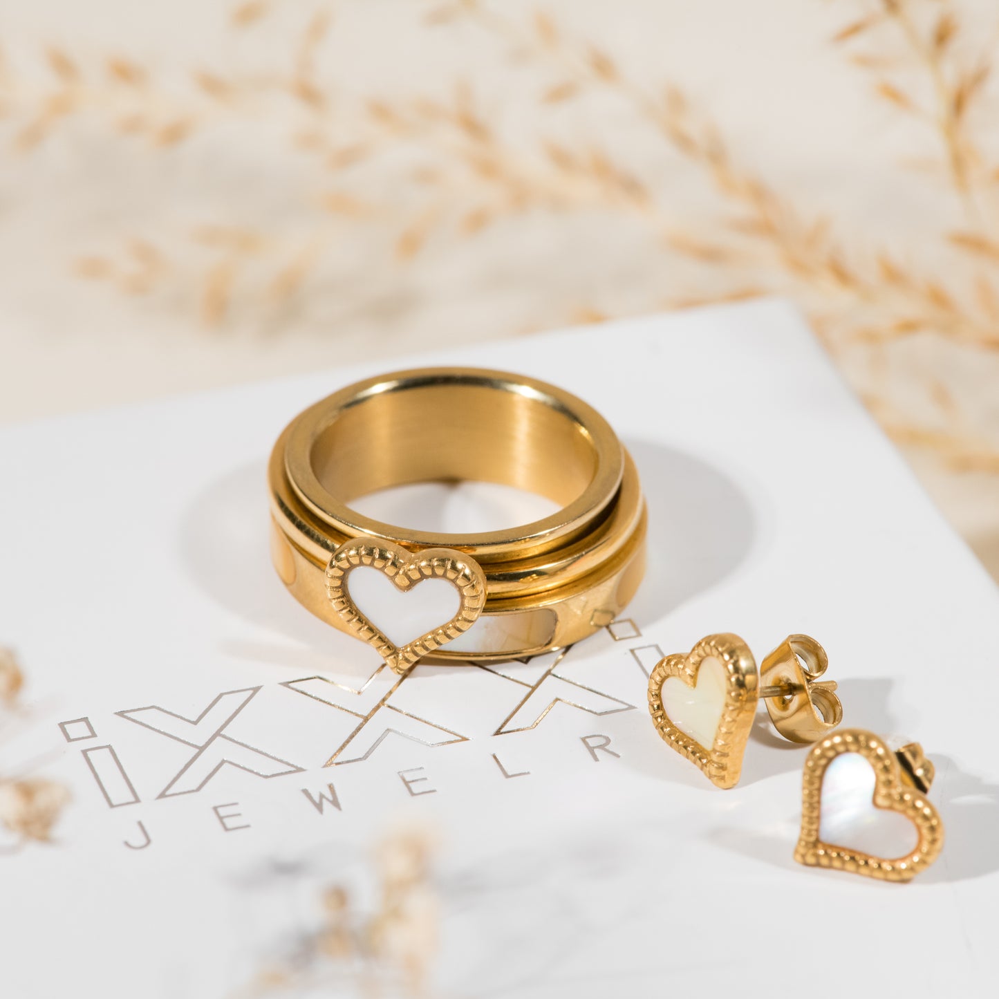 iXXXi Bague de remplissage de bijoux Love