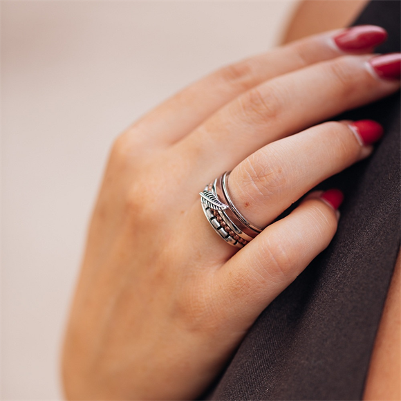 iXXXi Bague de Remplissage Bijoux Symbole Plume 2mm