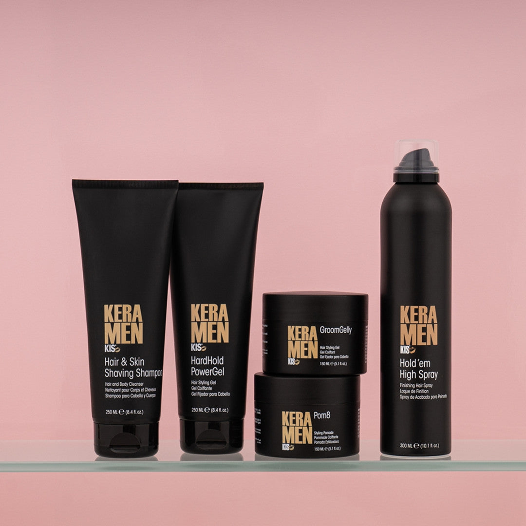 KIS KERAMEN Shampoing de rasage cheveux et peau 250 ml