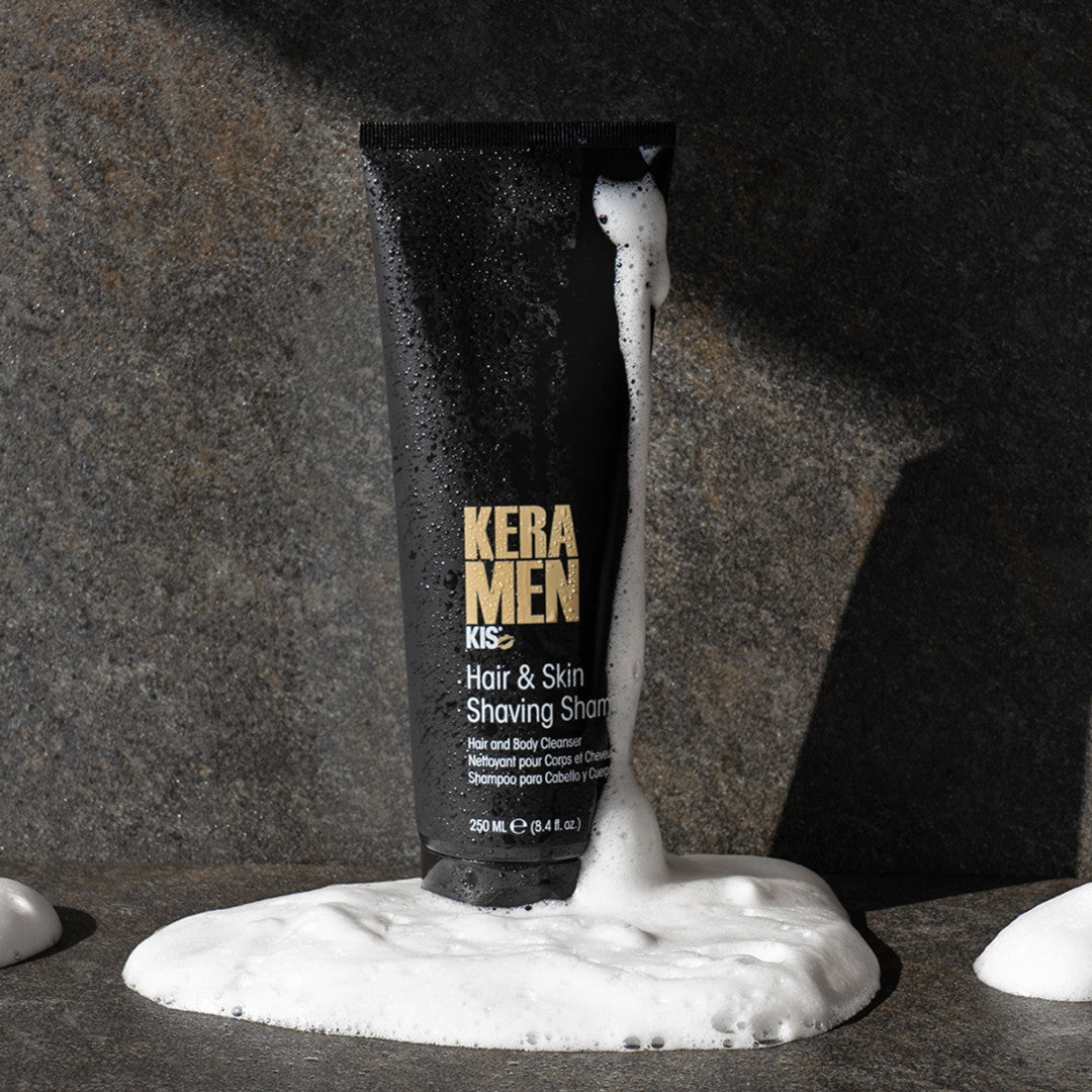 KIS KERAMEN Shampoing de rasage cheveux et peau 250 ml