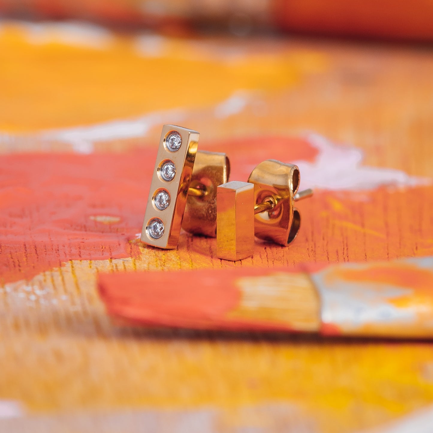 Clous d'Oreilles iXXXi Design Rectangle