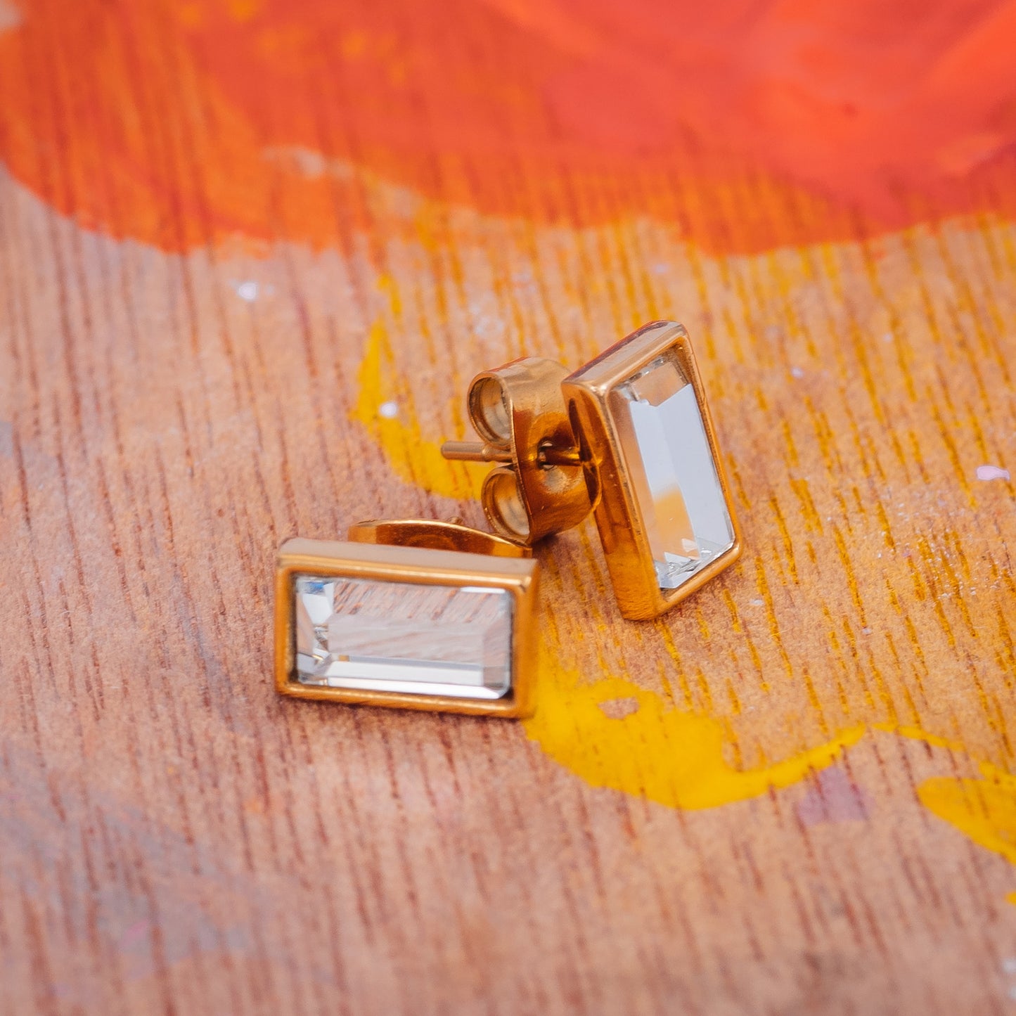 iXXXi Clous d'Oreilles Expression Rectangle