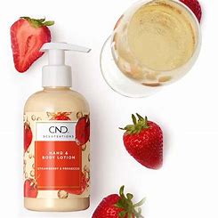 CND SCENTSATIONS LOTION FRAISE & PROSECCO - 245 ML