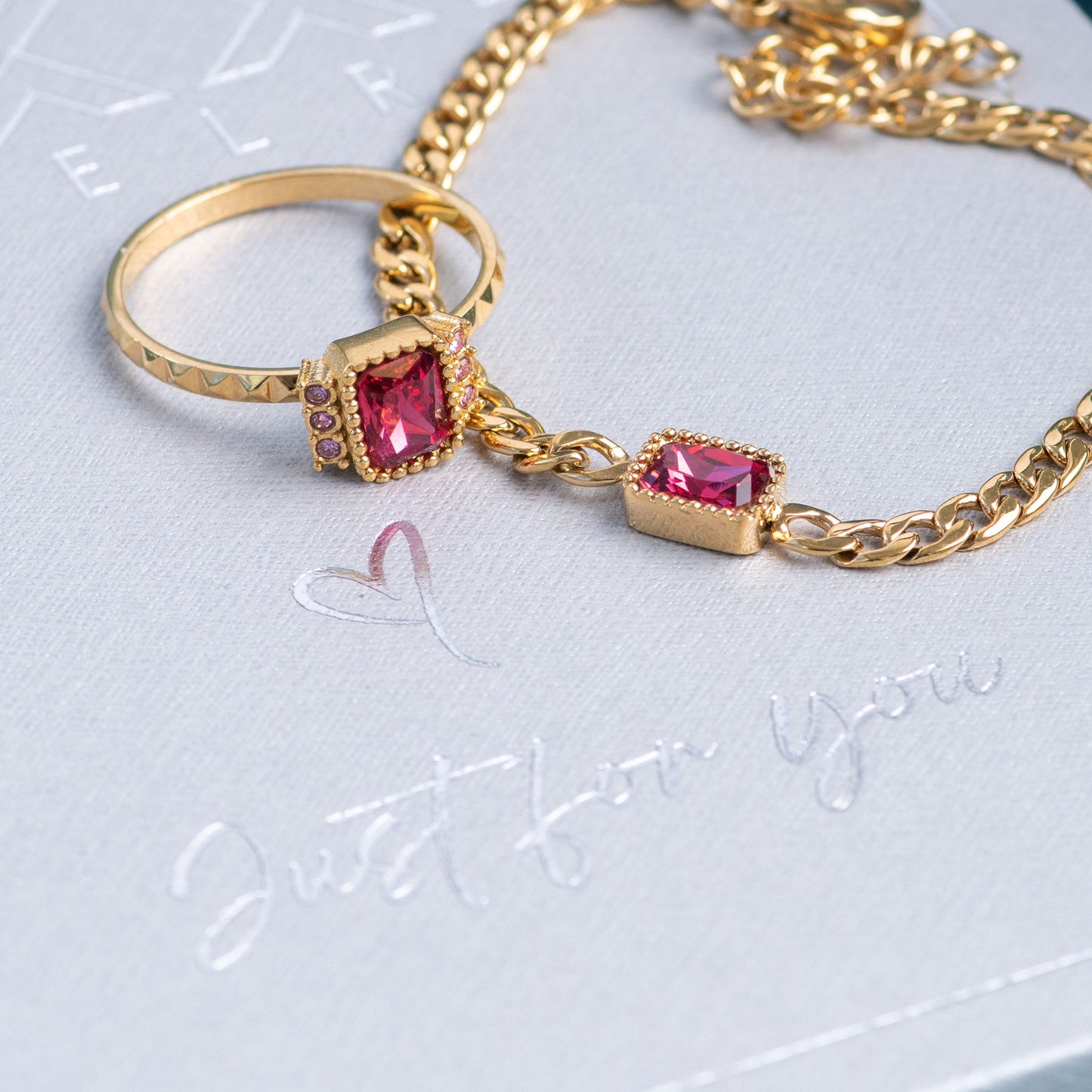 iXXXi Fame Bague Classique Miracle Rose