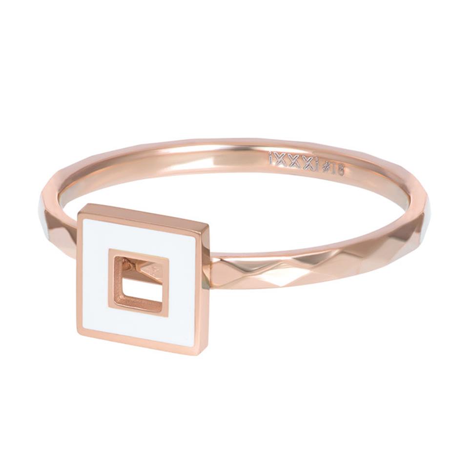 iXXXi Bague de Remplissage de Bijoux Carré Artistique 2mm
