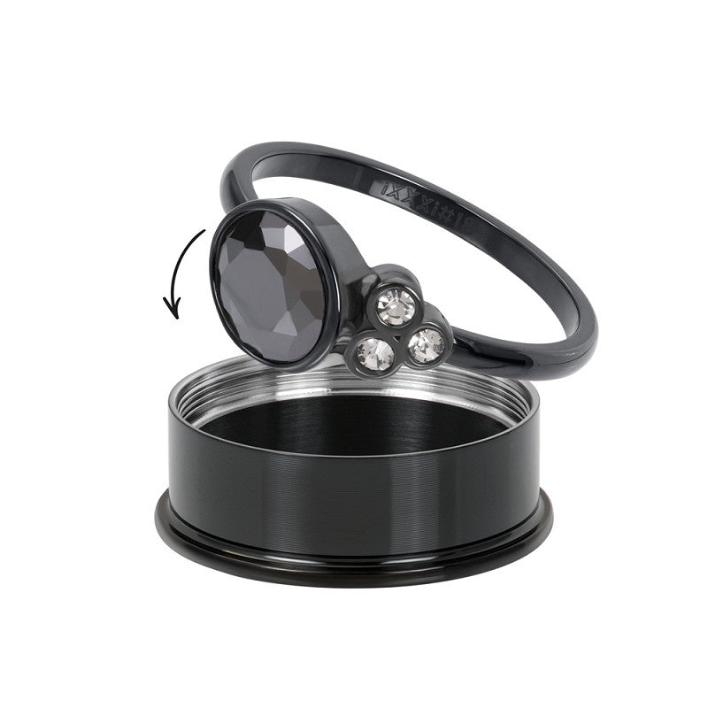 iXXXi Bijoux Spacer Rock Diamant Noir