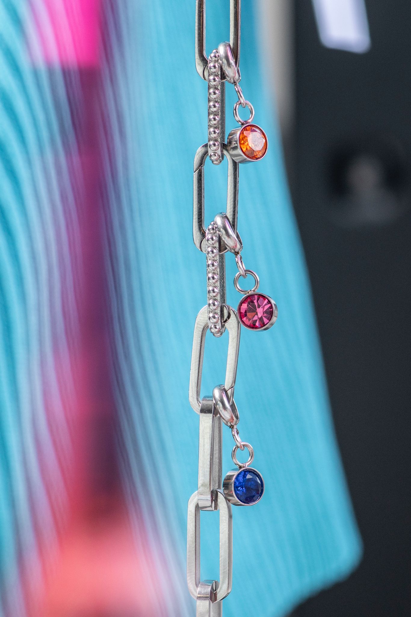 iXXXi Connect Charm Pierre Bleu