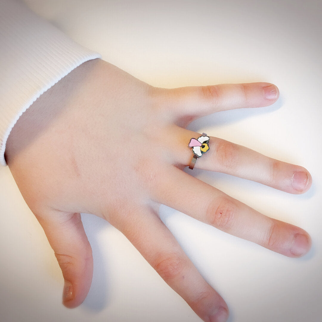 Kidz Angel Rose Acier Brillant