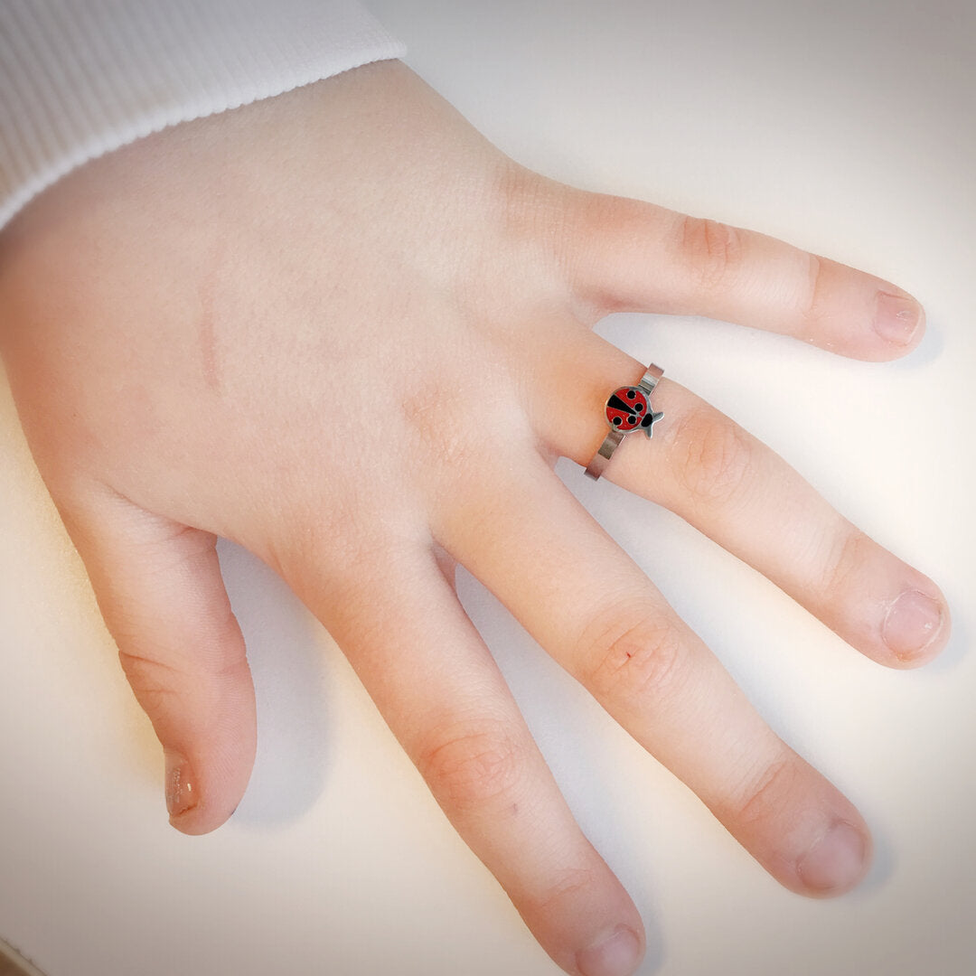 Kidz by Charmins Lady Bug Shiny Steel
