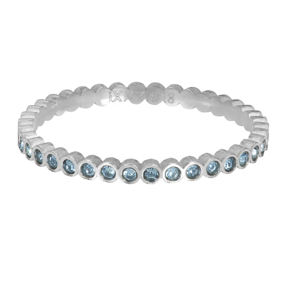 iXXXi Jewelry Small Circle Stone Blue
