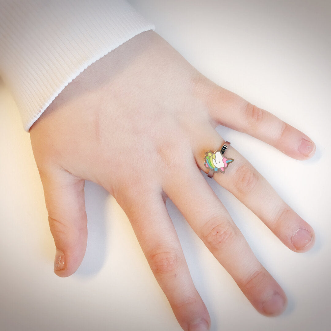 Kidz Licorne Étoile Acier Brillant