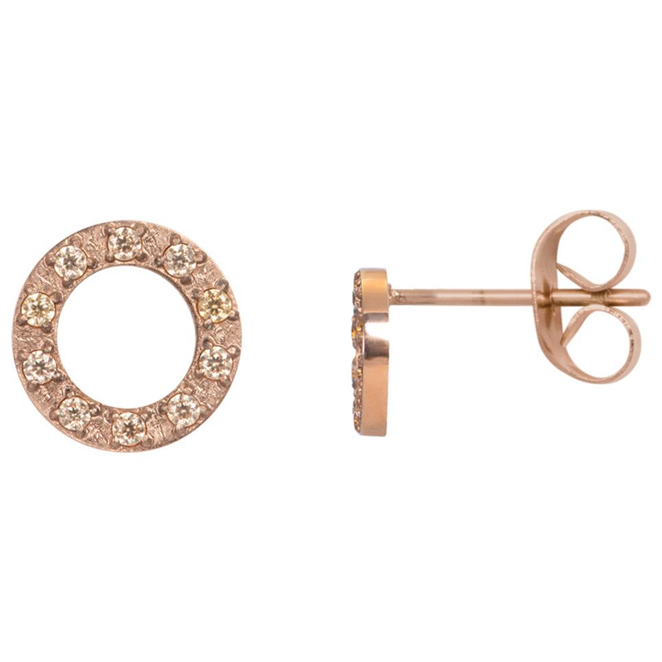 iXXXi Clous d'oreilles Cercle Pierre 10mm