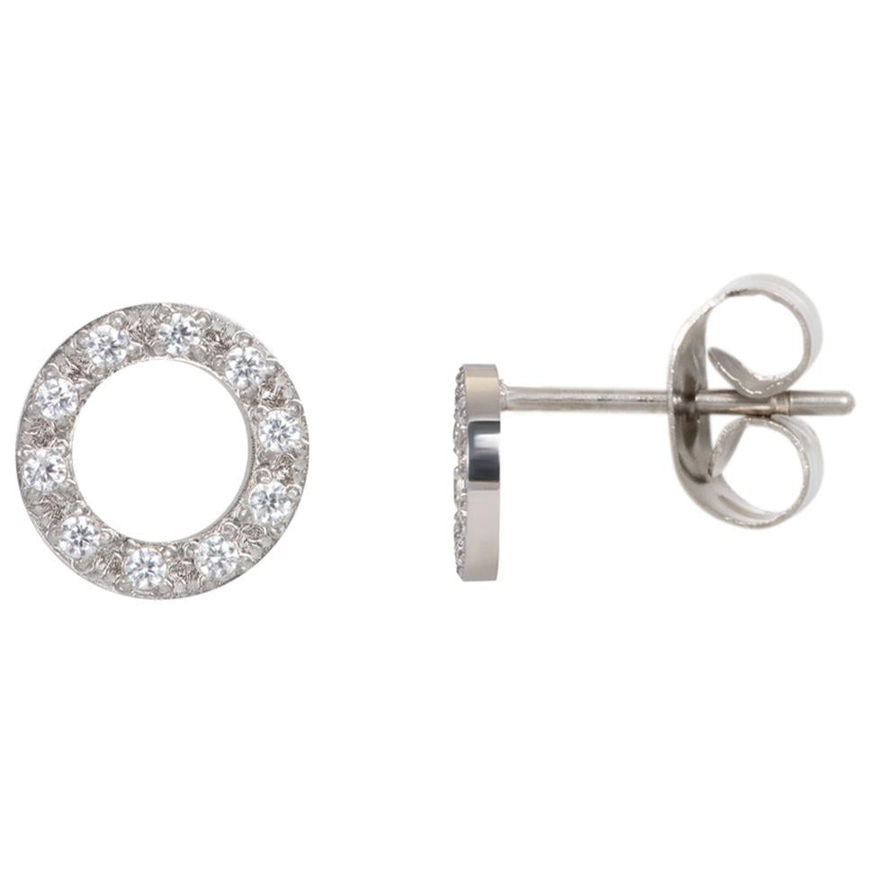 iXXXi Clous d'oreilles Cercle Pierre 10mm
