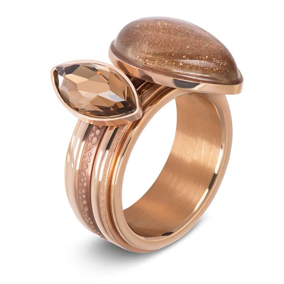 iXXXi Bague de Remplissage de Bijoux Pierre Royale Goutte 2mm
