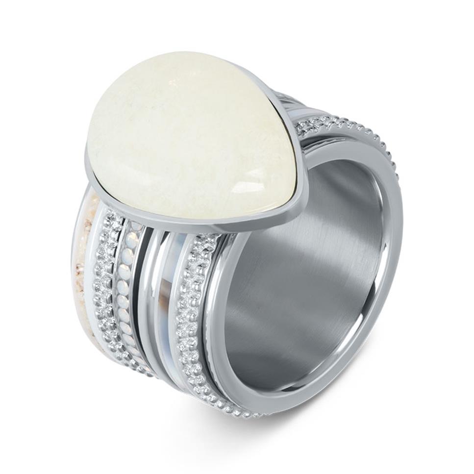 iXXXi Bague de Remplissage de Bijoux Pierre Royale Goutte 2mm