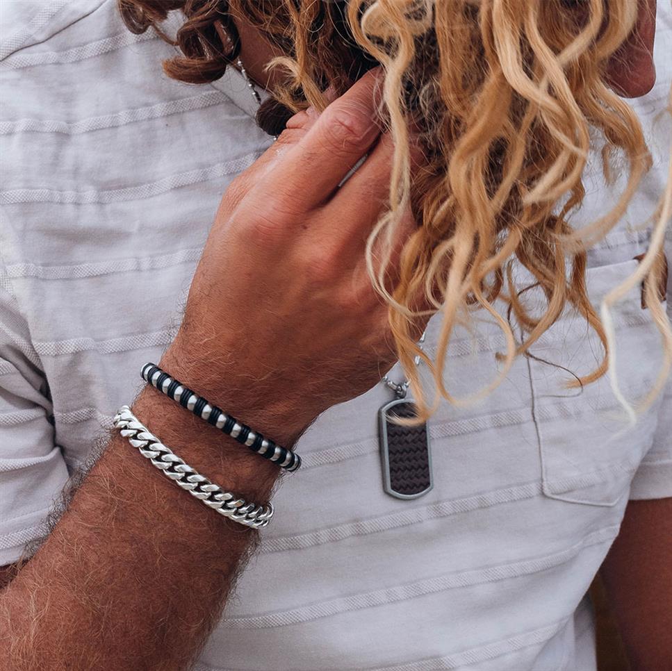 iXXXi Homme Bracelet cuir Logan Noir