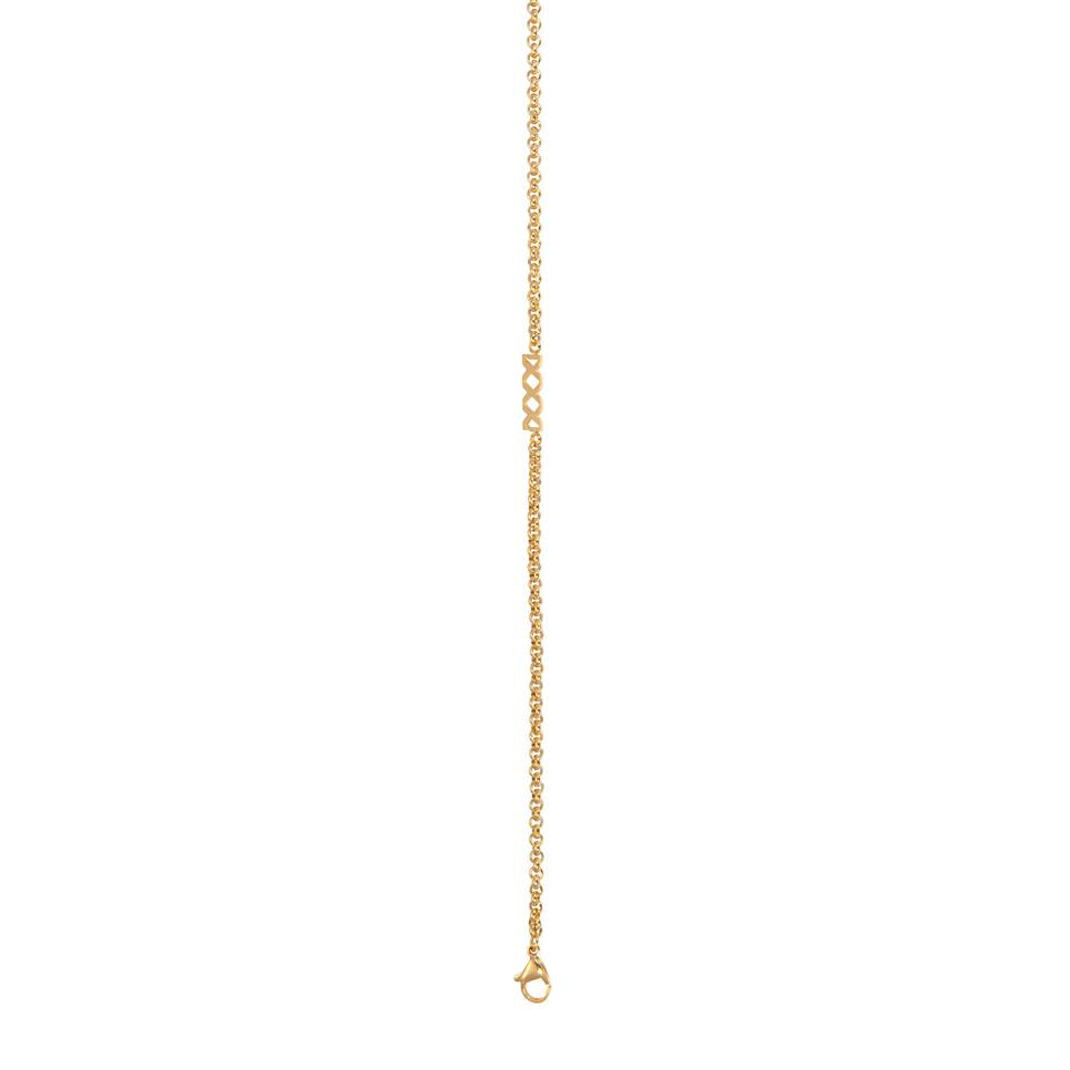 iXXXi Bijoux Collier 3mm avec logo 80cm