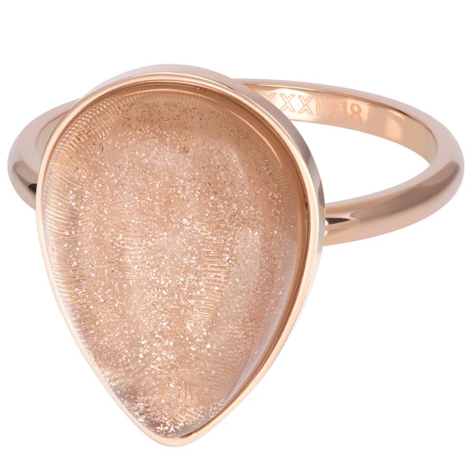 iXXXi Bague de Remplissage de Bijoux Pierre Royale Goutte 2mm