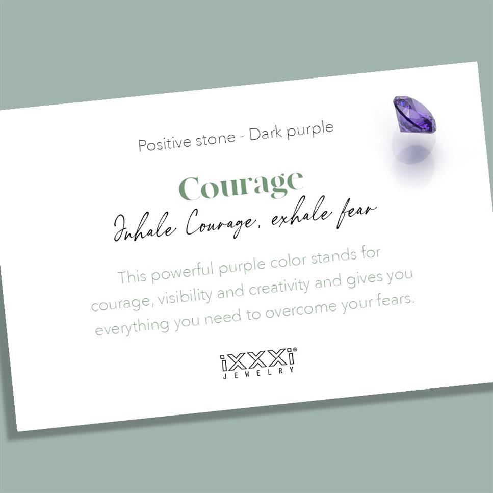 iXXXi Jewelry Creative Violet Foncé - Courage