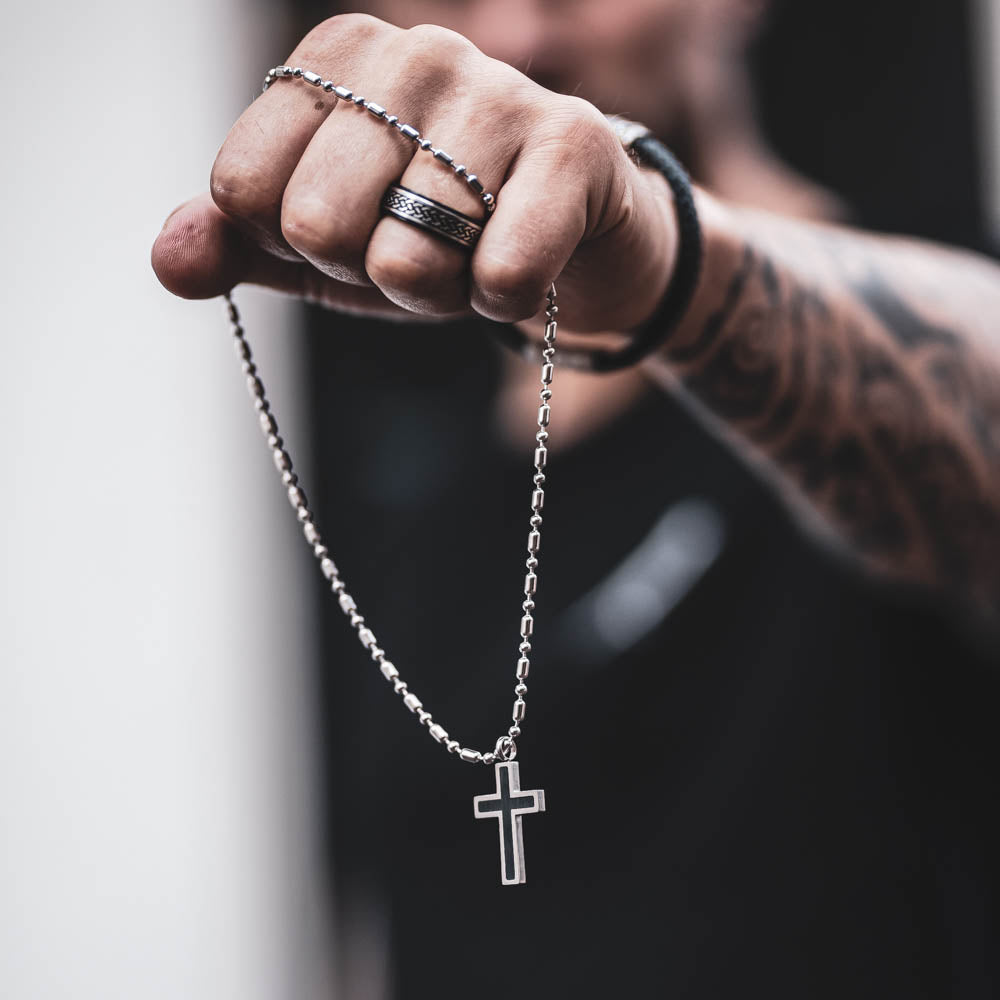 iXXXi Homme Pendentif Croix noir