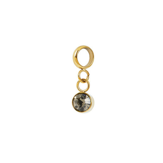 iXXXi Connect Charm Stone Diamant Noir
