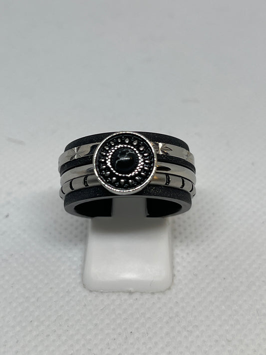 Bague Composite iXXXi Vintage Noir