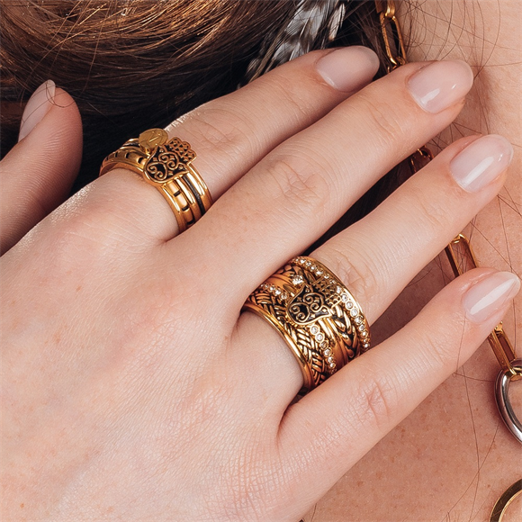 iXXXi Bague de Remplissage de Bijoux Boho Main 2mm