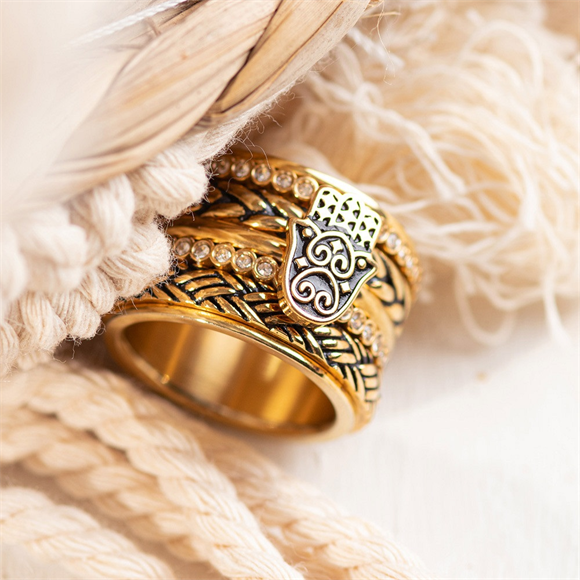 iXXXi Bague de Remplissage de Bijoux Boho Main 2mm