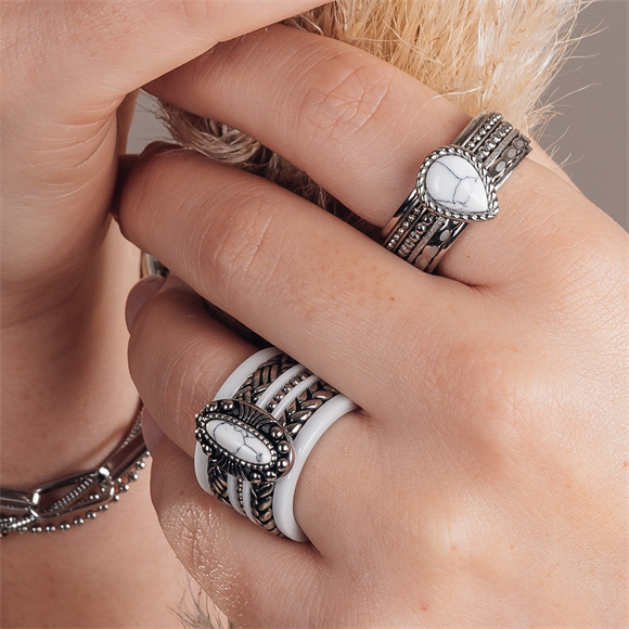 iXXXi Rondelle à Bijoux Indien Blanc 2mm