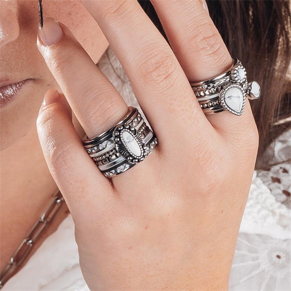 iXXXi Rondelle à Bijoux Indien Blanc 2mm