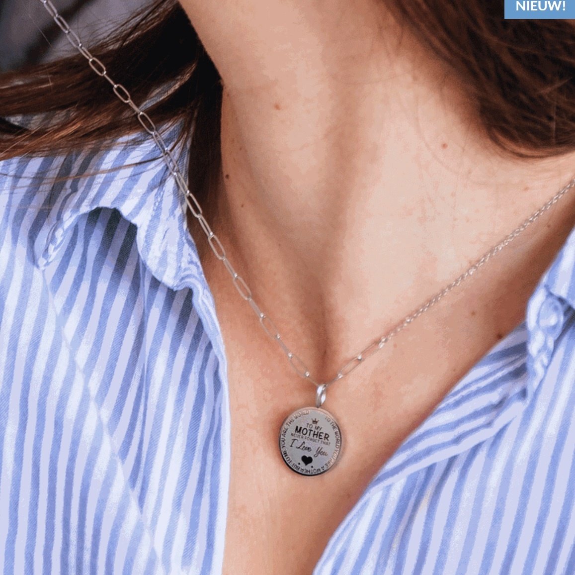 iXXXi Bijoux Pendentif Mère Amour Grand