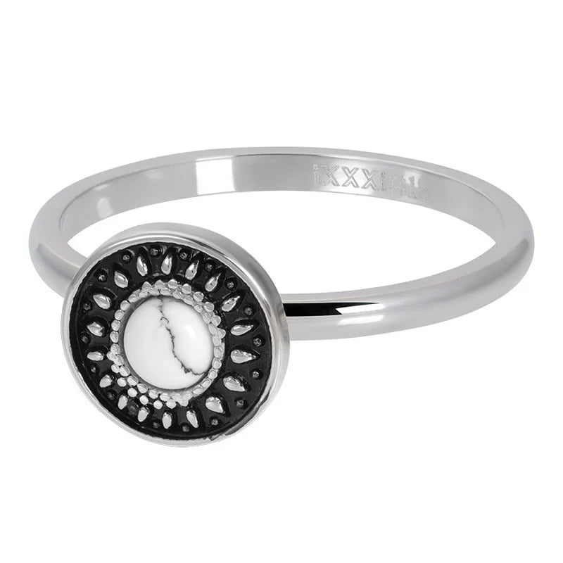 Bague composite iXXXi Vintage Blanc