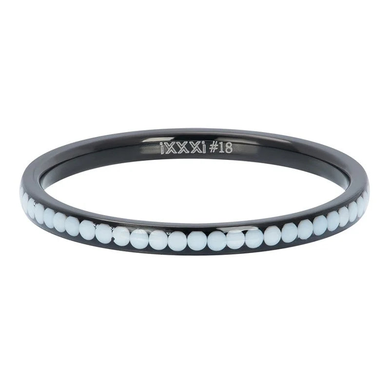 Bague composite iXXXi Vintage Blanc