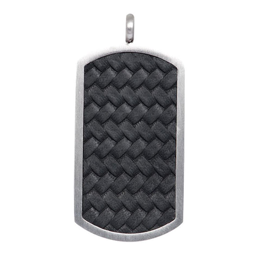 iXXXi Homme Pendentif Dog tag cuir