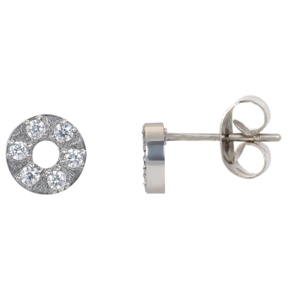 iXXXi Clous d'oreilles Cercle Pierre 6mm