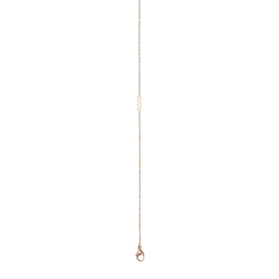 Collier bijoux iXXXi 1mm avec logo 40cm