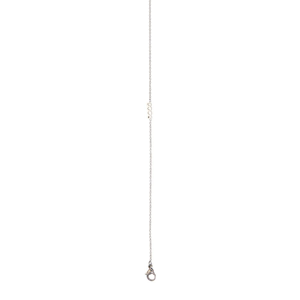 Collier bijoux iXXXi 1mm avec logo 40cm