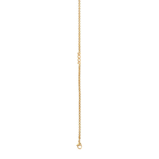 iXXXi Bijoux Collier 3mm avec logo 80cm